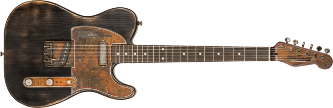 James trussart SteelGuardCaster with Glaser B Bender #21062 - Rust o matic pinstriped black nitro