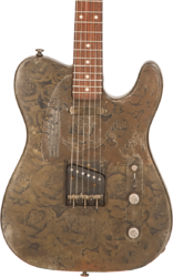 Semi-hollow e-gitarre James trussart SteelCaster #21000 - Rusty roses