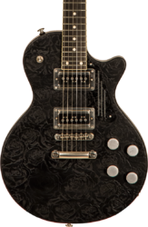 Single-cut-e-gitarre James trussart SteelDeville #21008 - Black on roses