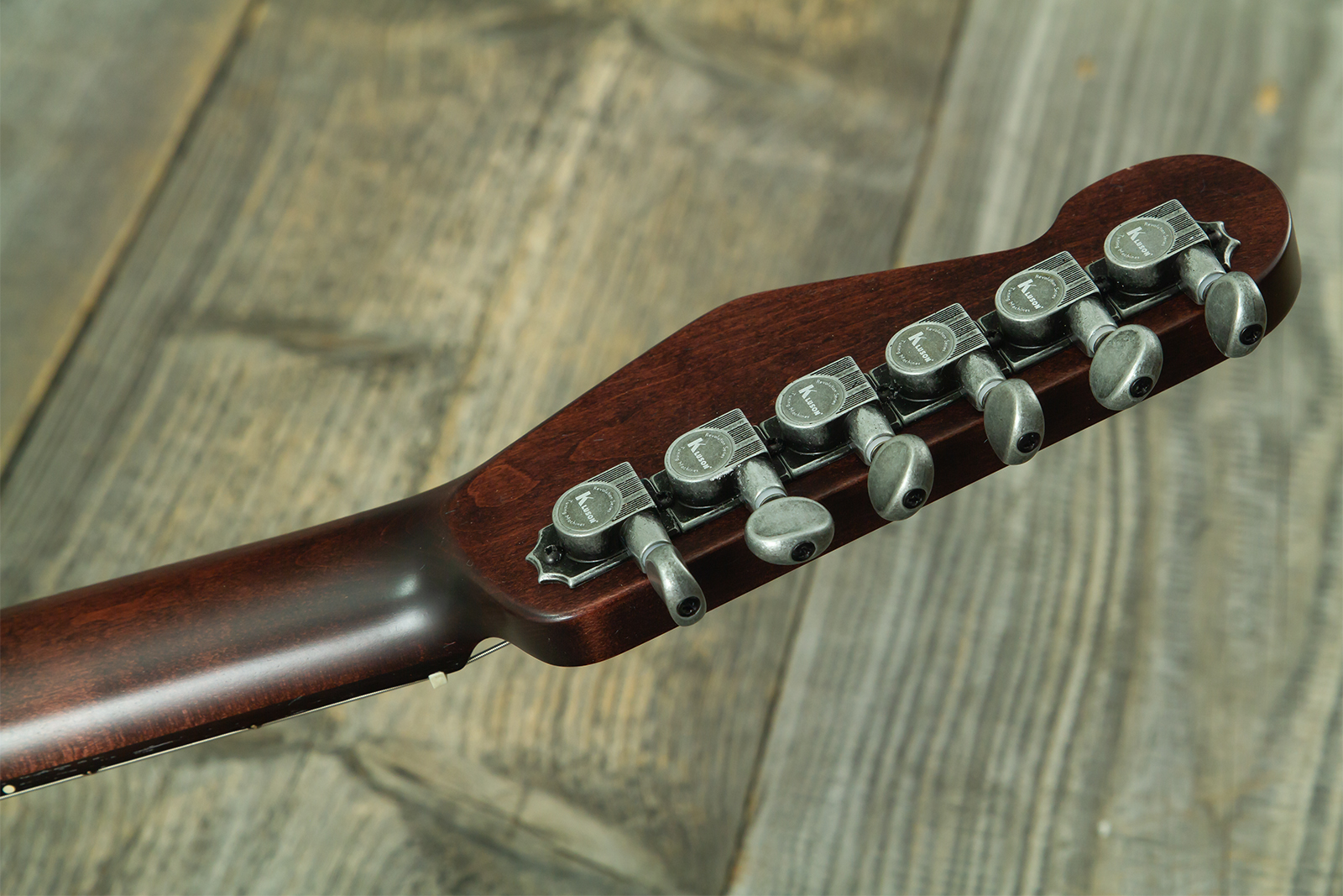 James Trussart Steelcaster Sh Ht Rw #26052 - Red Star Holey Gator Pickguard - Semi-Hollow E-Gitarre - Variation 15