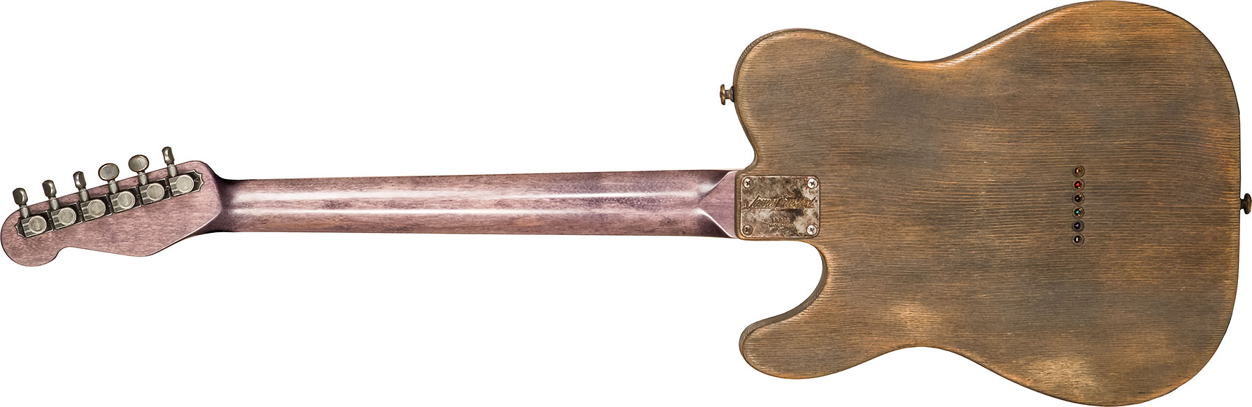 James Trussart Steelguard Caster Sugar Pine Sh Eb #18035 - Rust O Matic Gator Grey Driftwood - E-Gitarre in Teleform - Variation 1