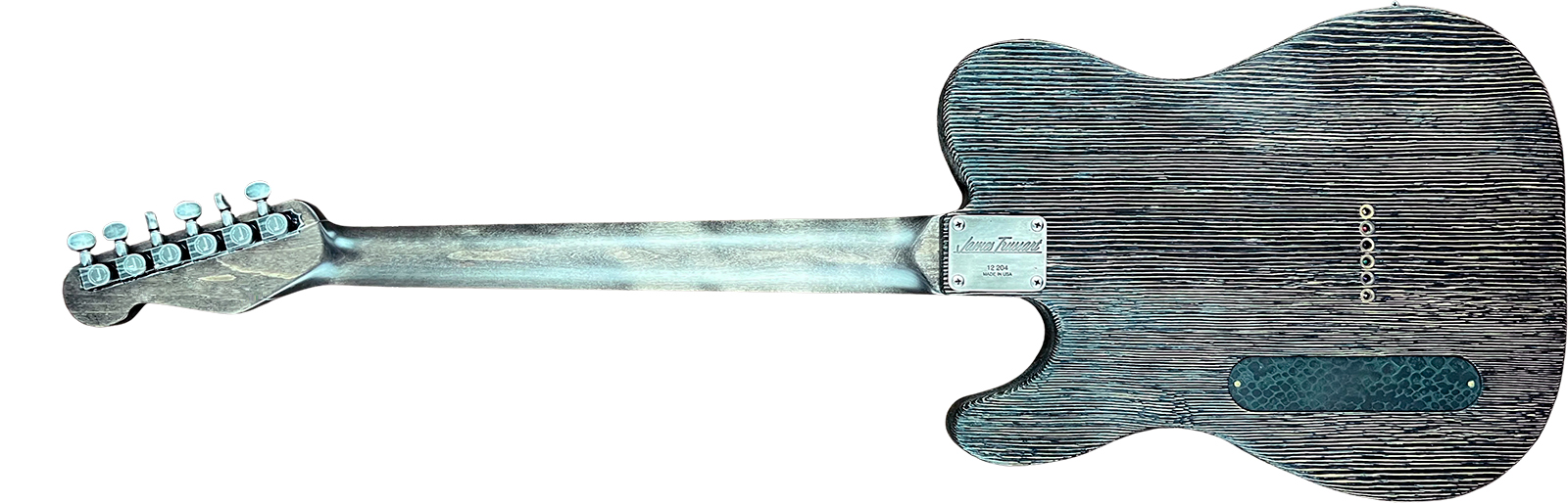 James Trussart Steeltopcaster Sh Ht Mn #12204 - Rusty Engraved Snake Skin - E-Gitarre in Teleform - Variation 2