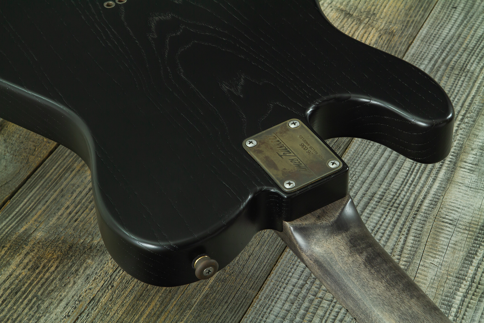 James Trussart Steeltopcaster Sh Ht Mn #26036 - Rust & Black Paisley Engraved - E-Gitarre in Teleform - Variation 11