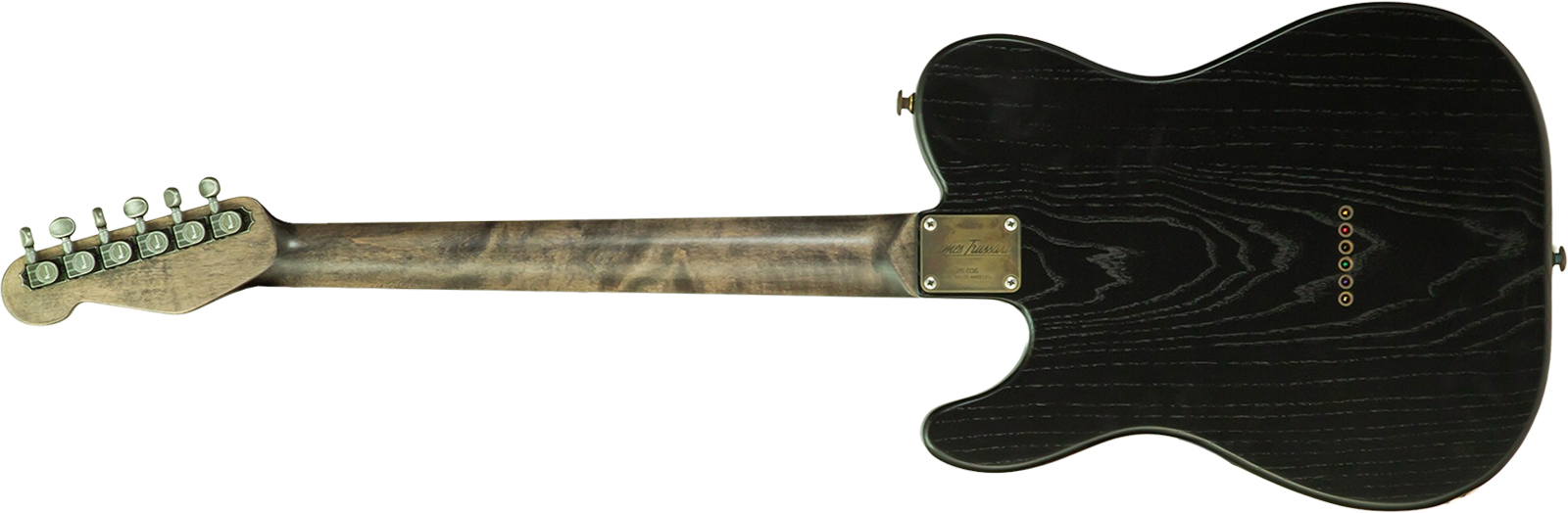 James Trussart Steeltopcaster Sh Ht Mn #26036 - Rust & Black Paisley Engraved - E-Gitarre in Teleform - Variation 1