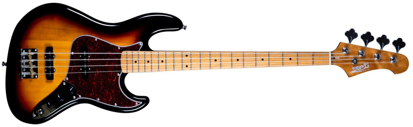 Jet Guitars Jjb300 Sb Mn - Sunburst - Solidbody E-bass - Main picture