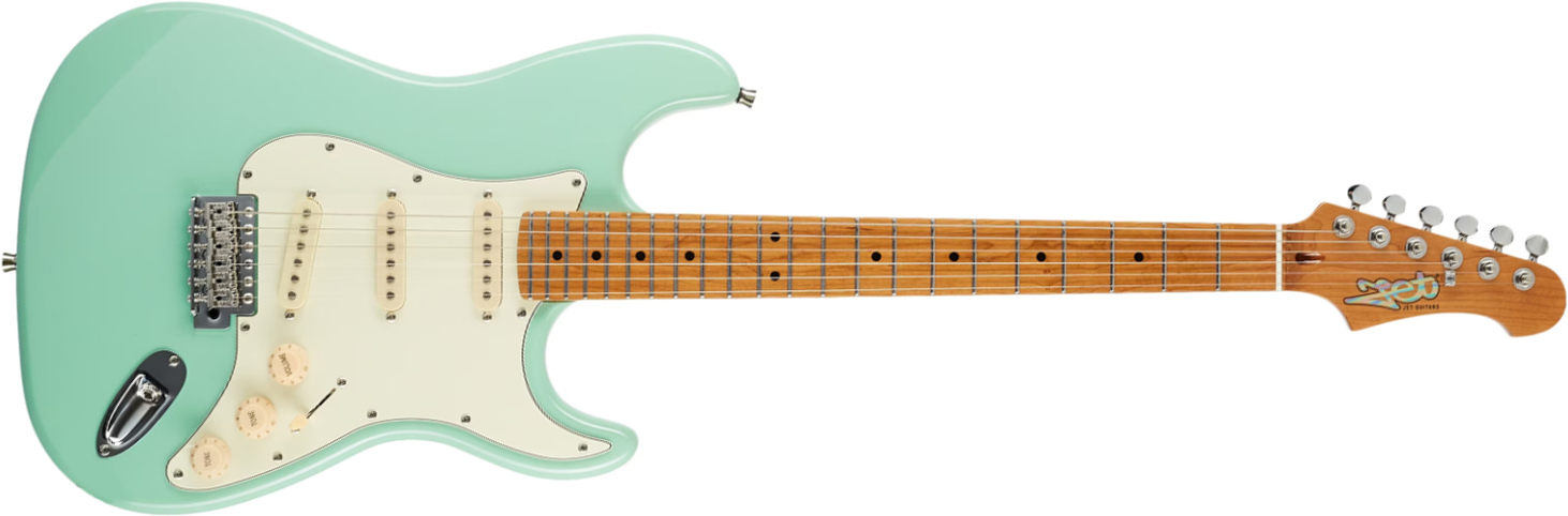Jet Guitars Js300 Sfg 3s Trem Mn - Sea Foam Green - E-Gitarre in Str-Form - Main picture