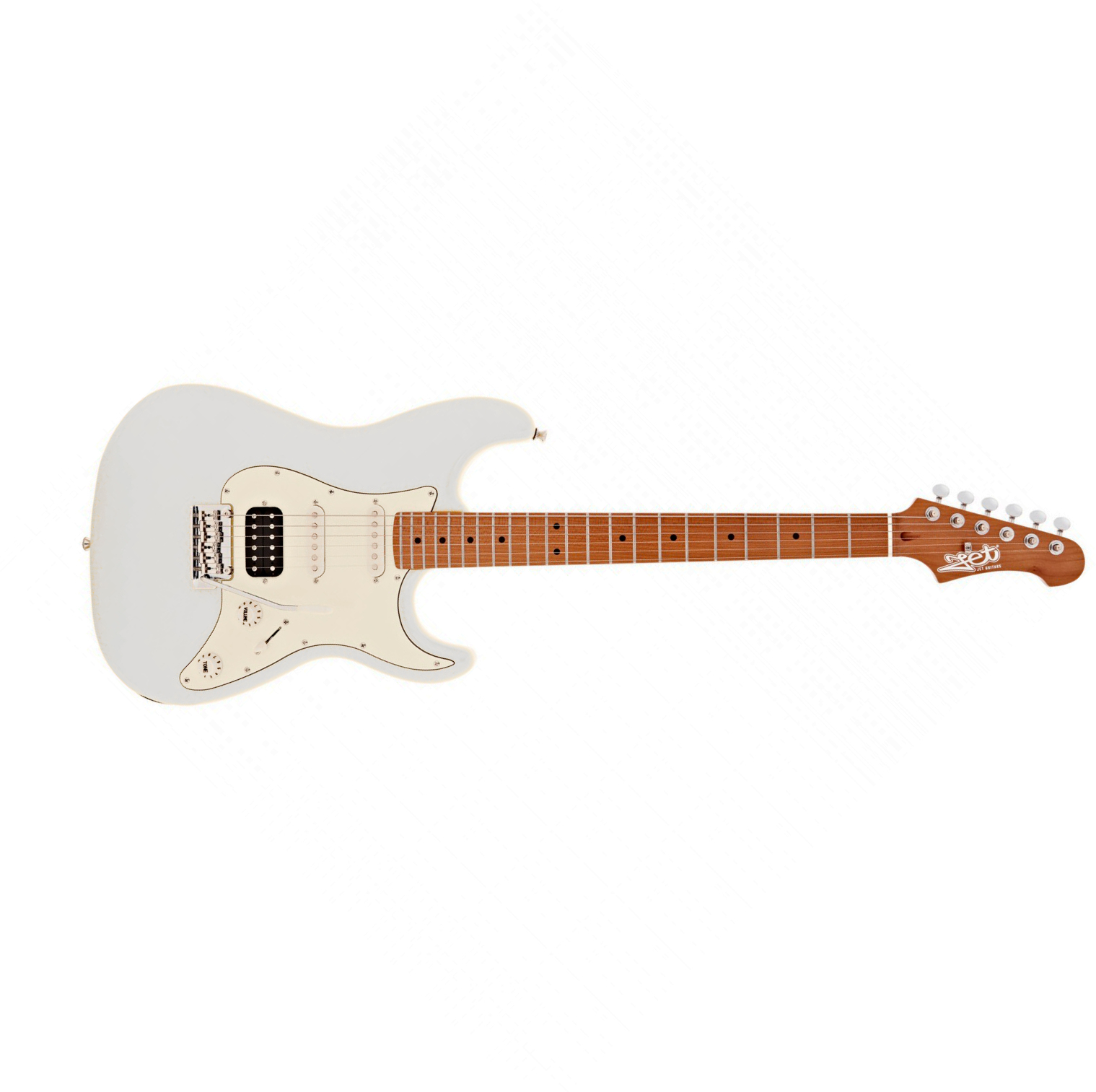 Jet Guitars Js400 Ow Hss Trem Mn - Olympic White - E-Gitarre in Str-Form - Main picture