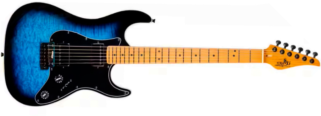 Jet Guitars Js450 Blb 2h Trem Mn - Blue Burst - E-Gitarre in Str-Form - Main picture