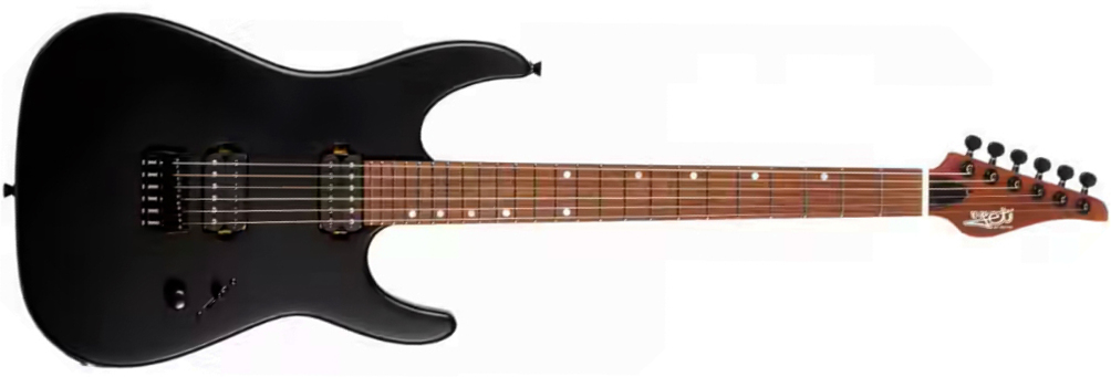 Jet Guitars Js501 Stygian 2h Ht Rw - Satin Black - E-Gitarre in Str-Form - Main picture