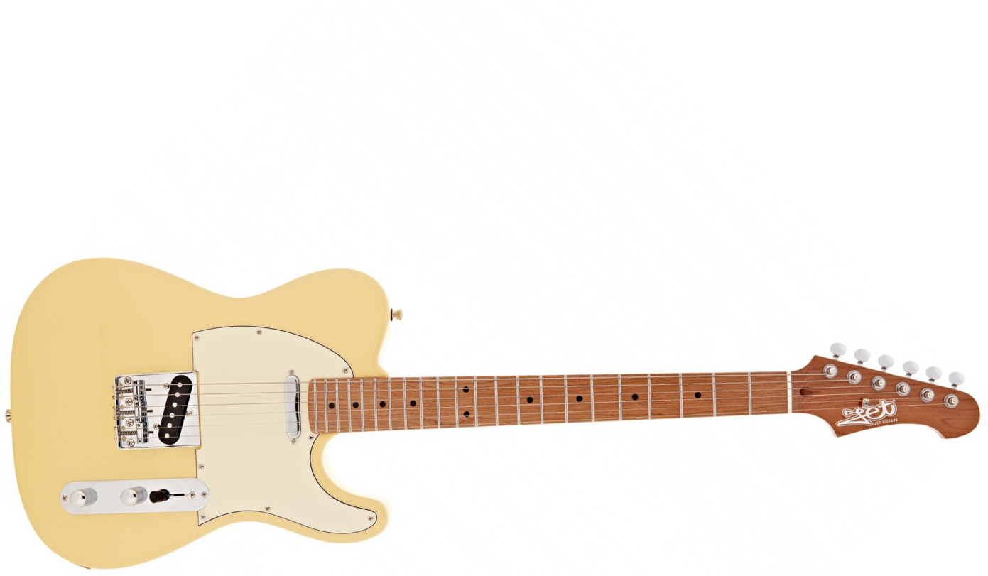 Jet Guitars Jt300 Bts 2s Ht Mn - Blonde - E-Gitarre in Teleform - Main picture