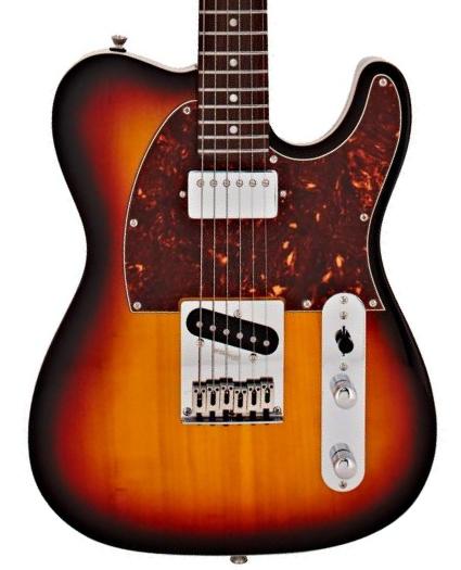 E-gitarre in teleform Jet guitars JT-350 SB R - sunburst