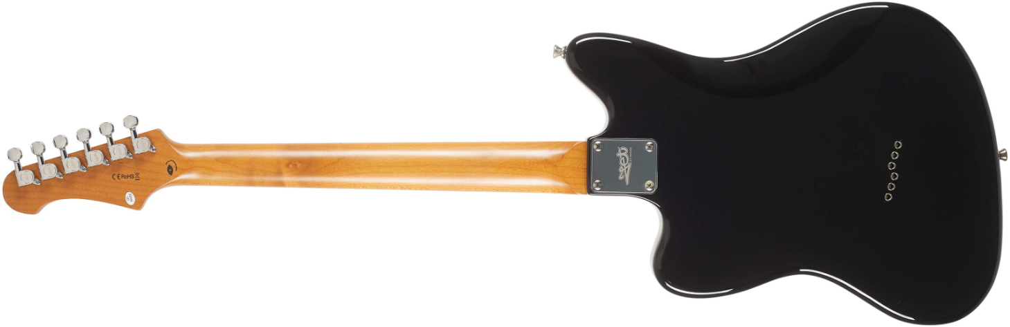 Jet Guitars Jj350 Bk 2h Ht Mn - Black - Retro-Rock-E-Gitarre - Variation 1