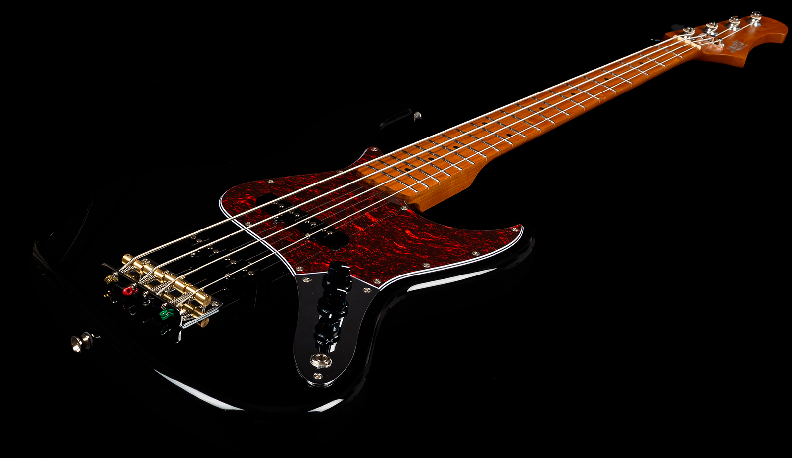 Jet Guitars Jjb300 Bk Mn - Black - Solidbody E-bass - Variation 2