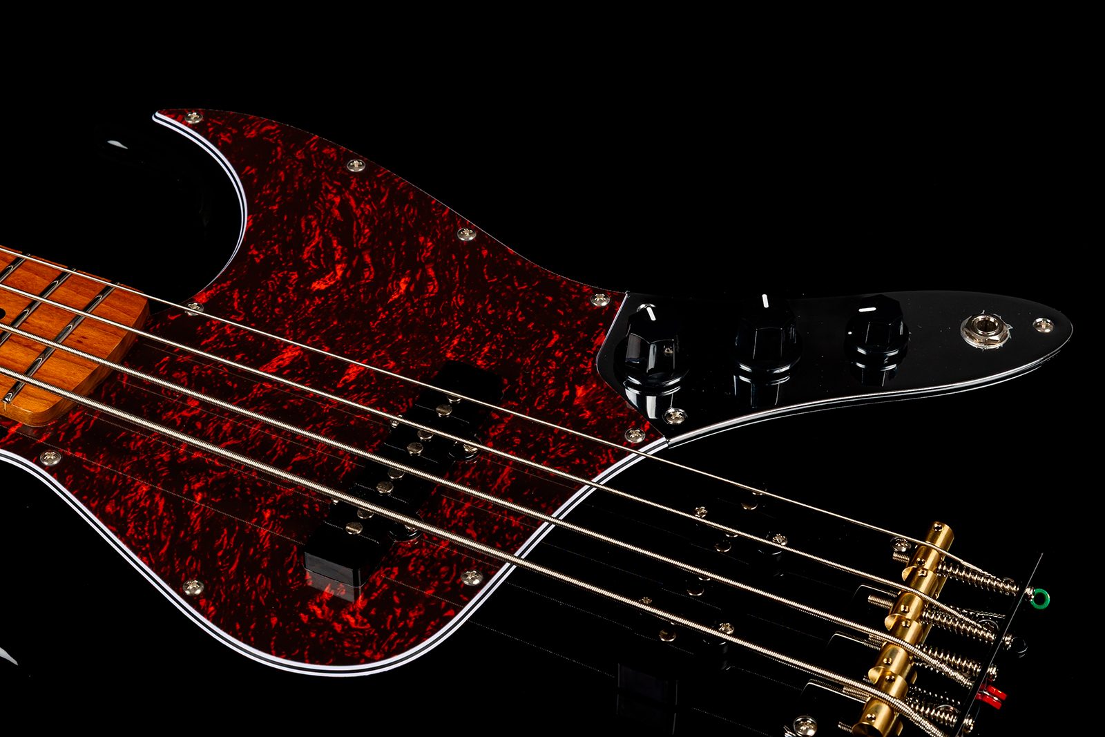 Jet Guitars Jjb300 Bk Mn - Black - Solidbody E-bass - Variation 3