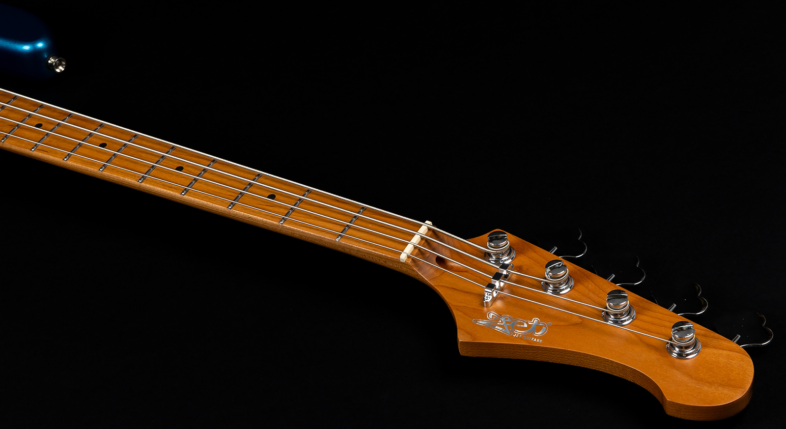 Jet Guitars Jjb300 Lpb Mn - Lake Placid Blue - Solidbody E-bass - Variation 3