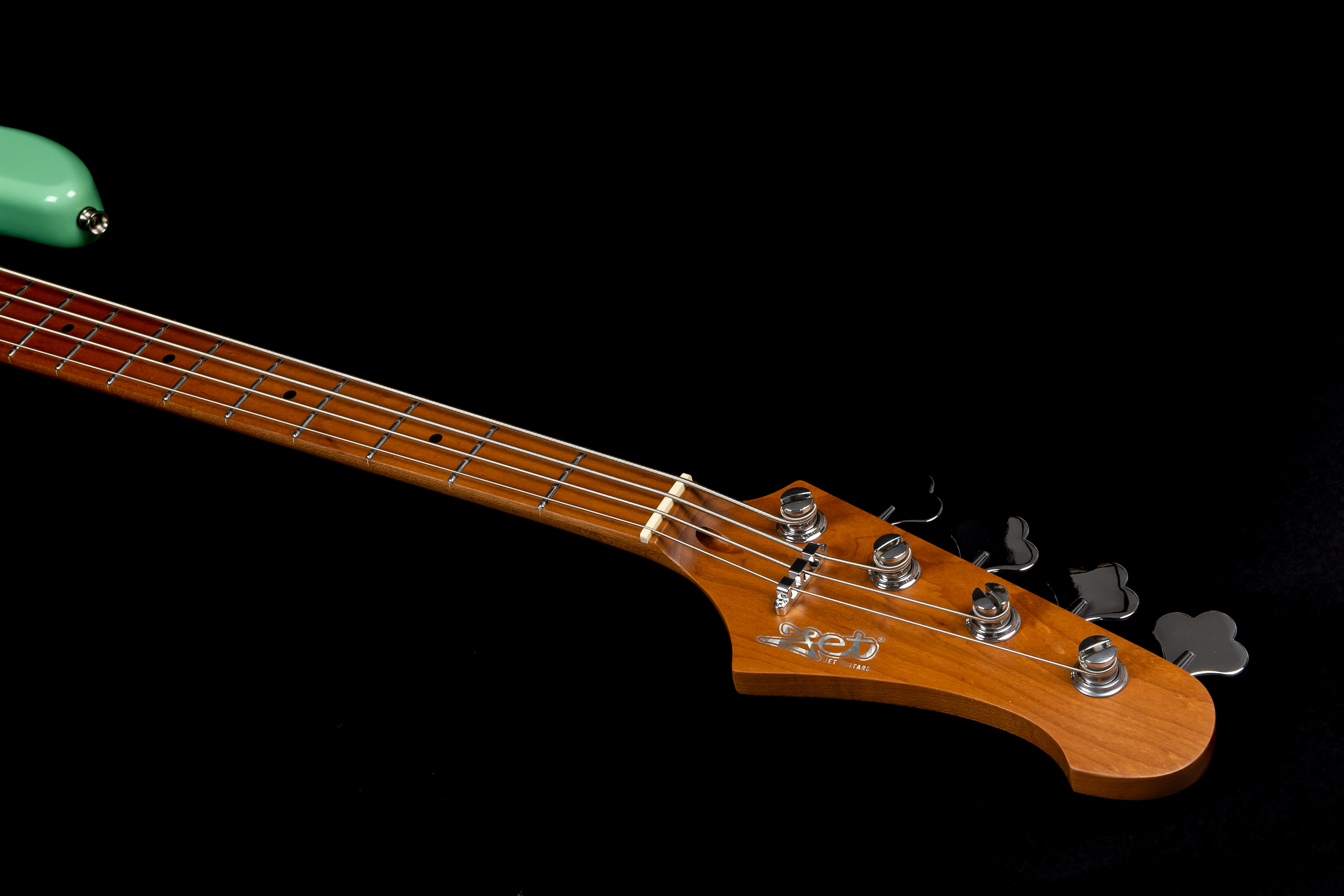 Jet Guitars Jjb300 Sfg Mn - Sea Foam Green - Solidbody E-bass - Variation 2