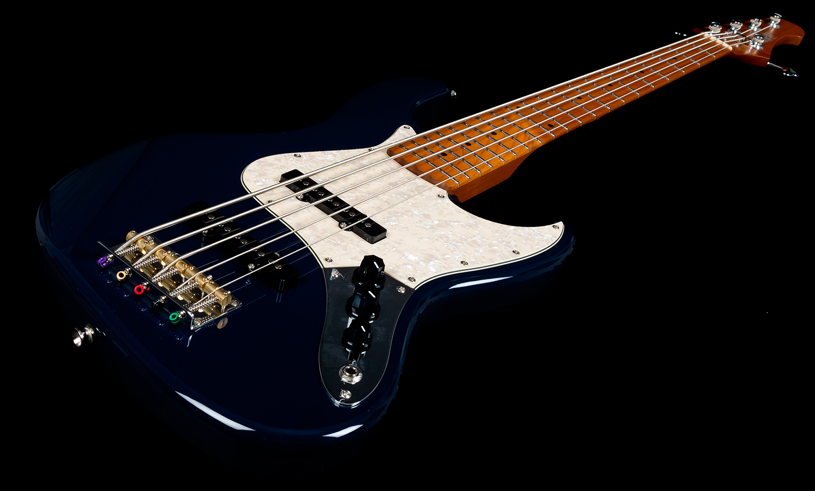 Jet Guitars Jjb305 Dbl 5c Mn - Deep Blue - Solidbody E-bass - Variation 3