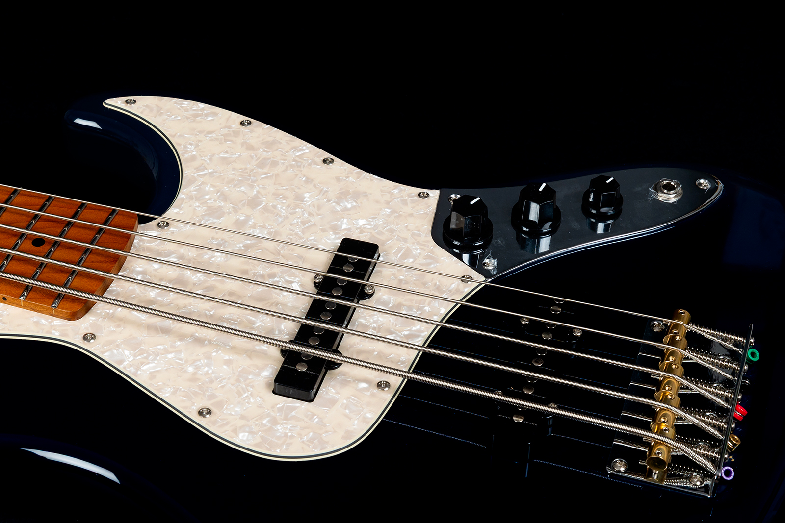 Jet Guitars Jjb305 Dbl 5c Mn - Deep Blue - Solidbody E-bass - Variation 4