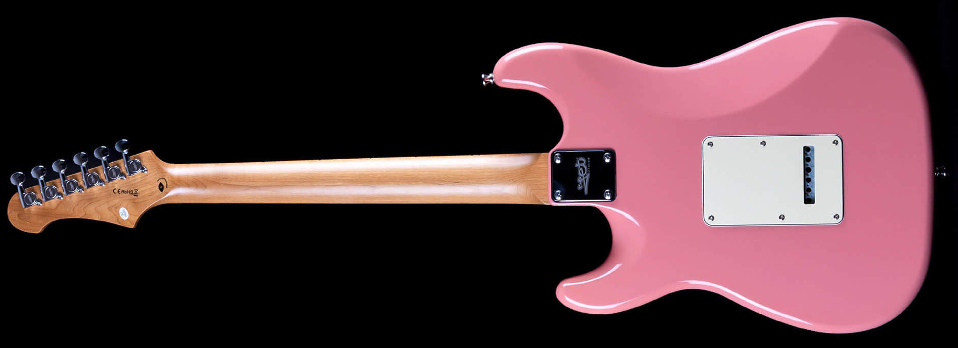 Jet Guitars Js300 Bgd 3s Trem Mn - Burgundy Pink - E-Gitarre in Str-Form - Variation 2
