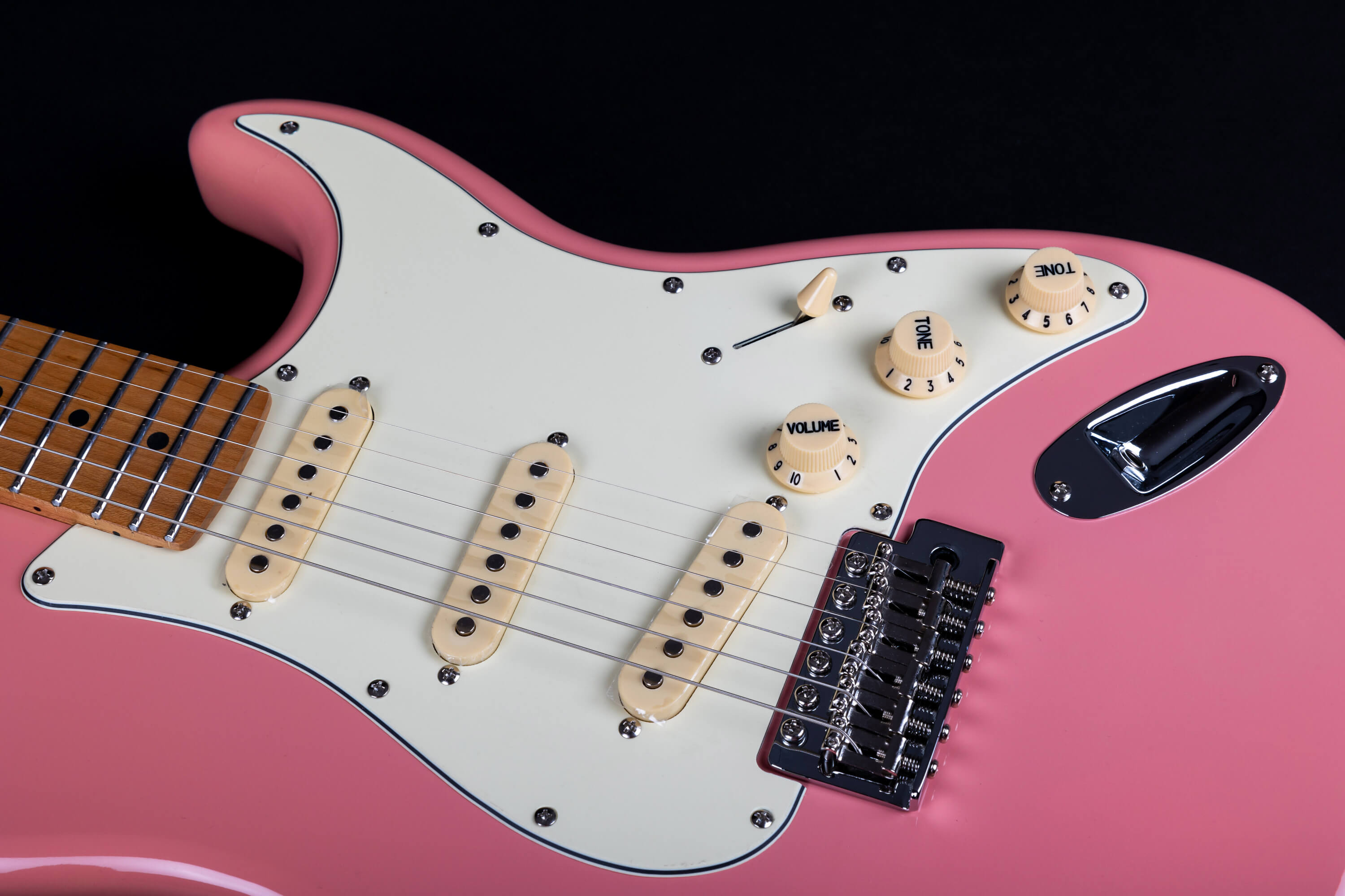 Jet Guitars Js300 Bgd 3s Trem Mn - Burgundy Pink - E-Gitarre in Str-Form - Variation 4