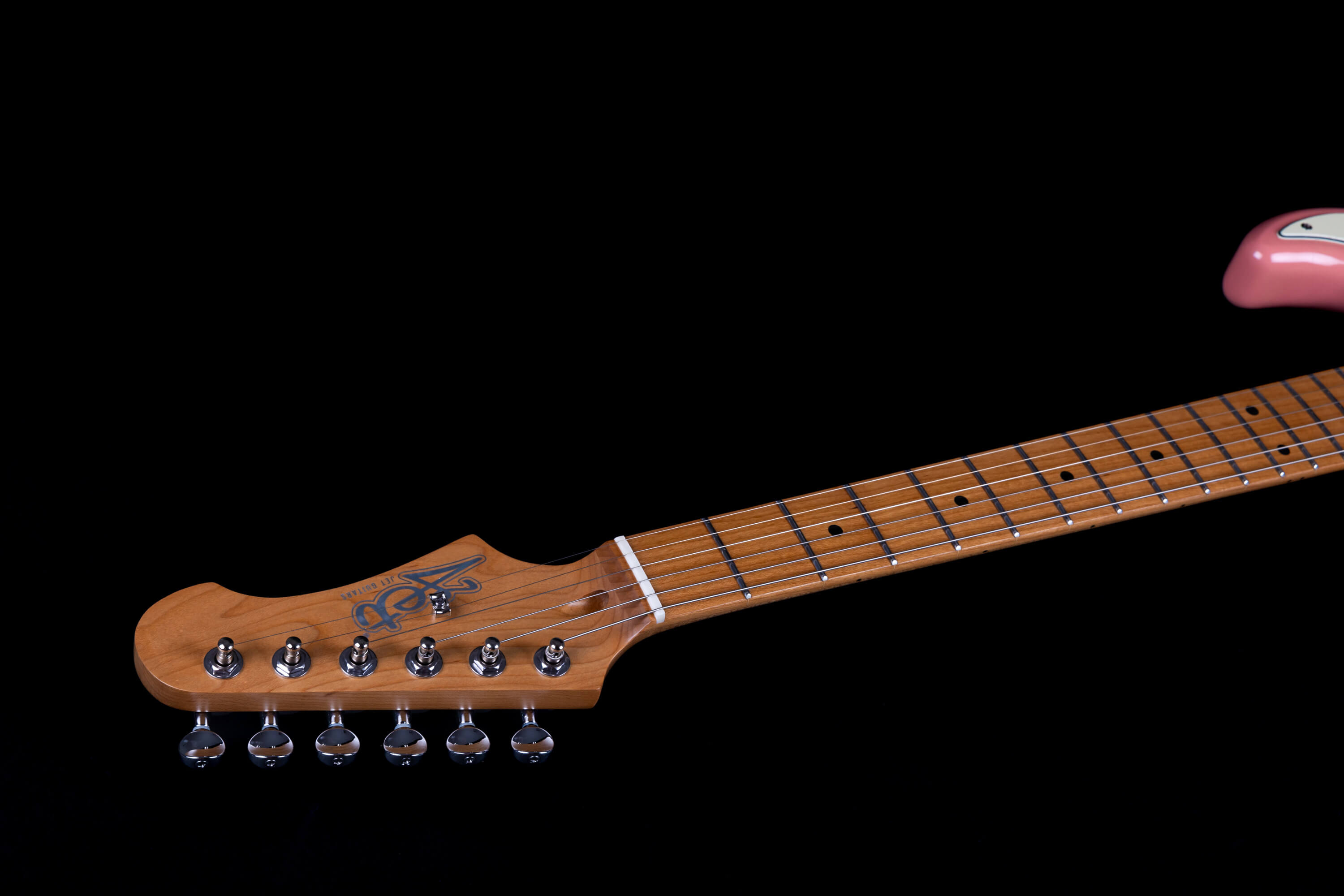 Jet Guitars Js300 Bgd 3s Trem Mn - Burgundy Pink - E-Gitarre in Str-Form - Variation 5