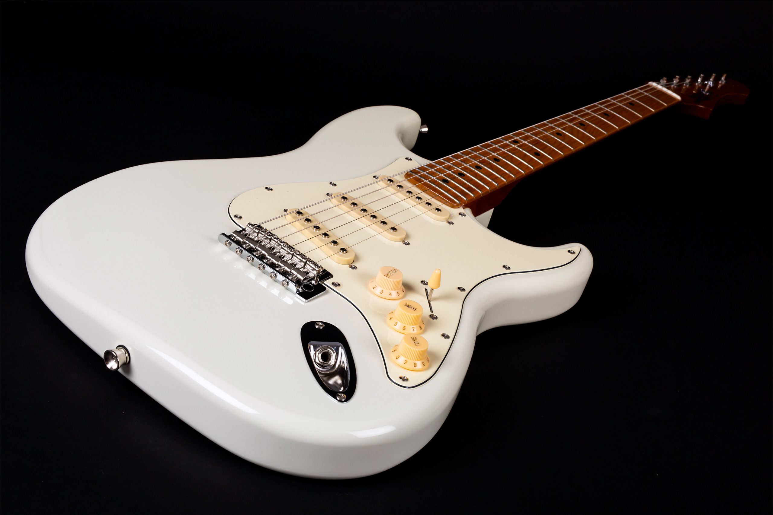 Jet Guitars Js300 Ow 3s Trem Mn - Olympic White - E-Gitarre in Str-Form - Variation 2