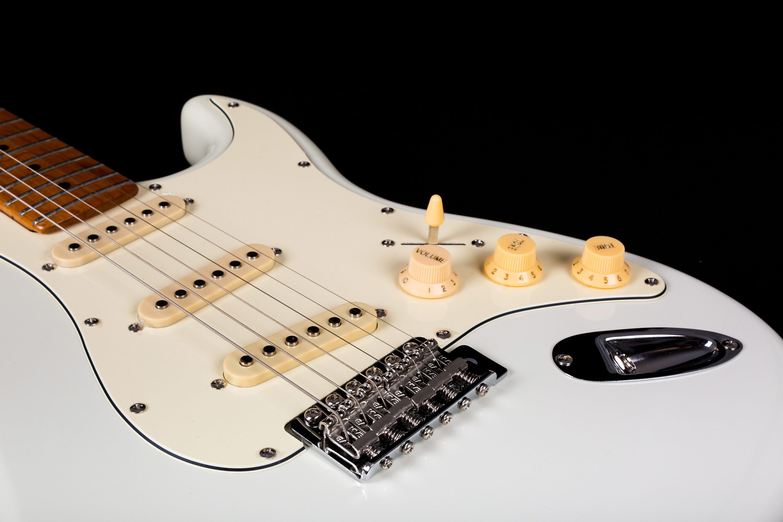 Jet Guitars Js300 Ow 3s Trem Mn - Olympic White - E-Gitarre in Str-Form - Variation 3