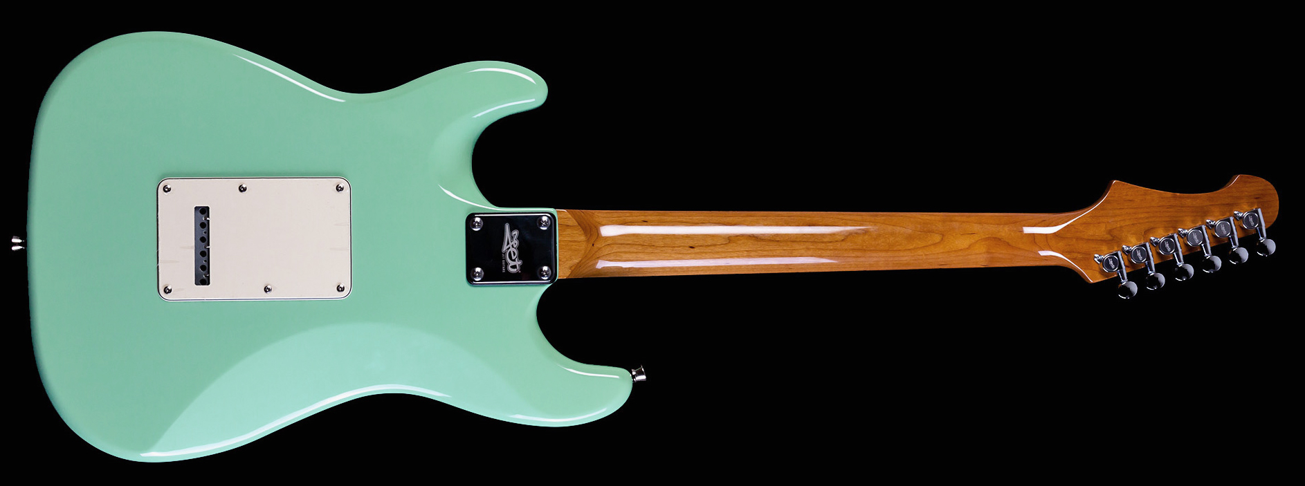 Jet Guitars Js300 Sfg Lh Gaucher  3s Trem Mn - Sea Foam Green - E-Gitarre in Str-Form - Variation 1