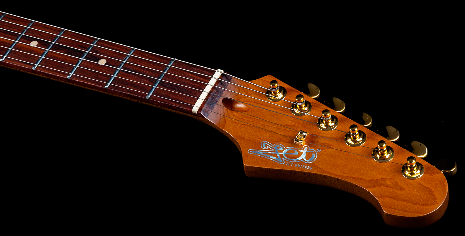 Jet Guitars Js380 Bk G 3s Trem Rw - Black - E-Gitarre in Str-Form - Variation 4