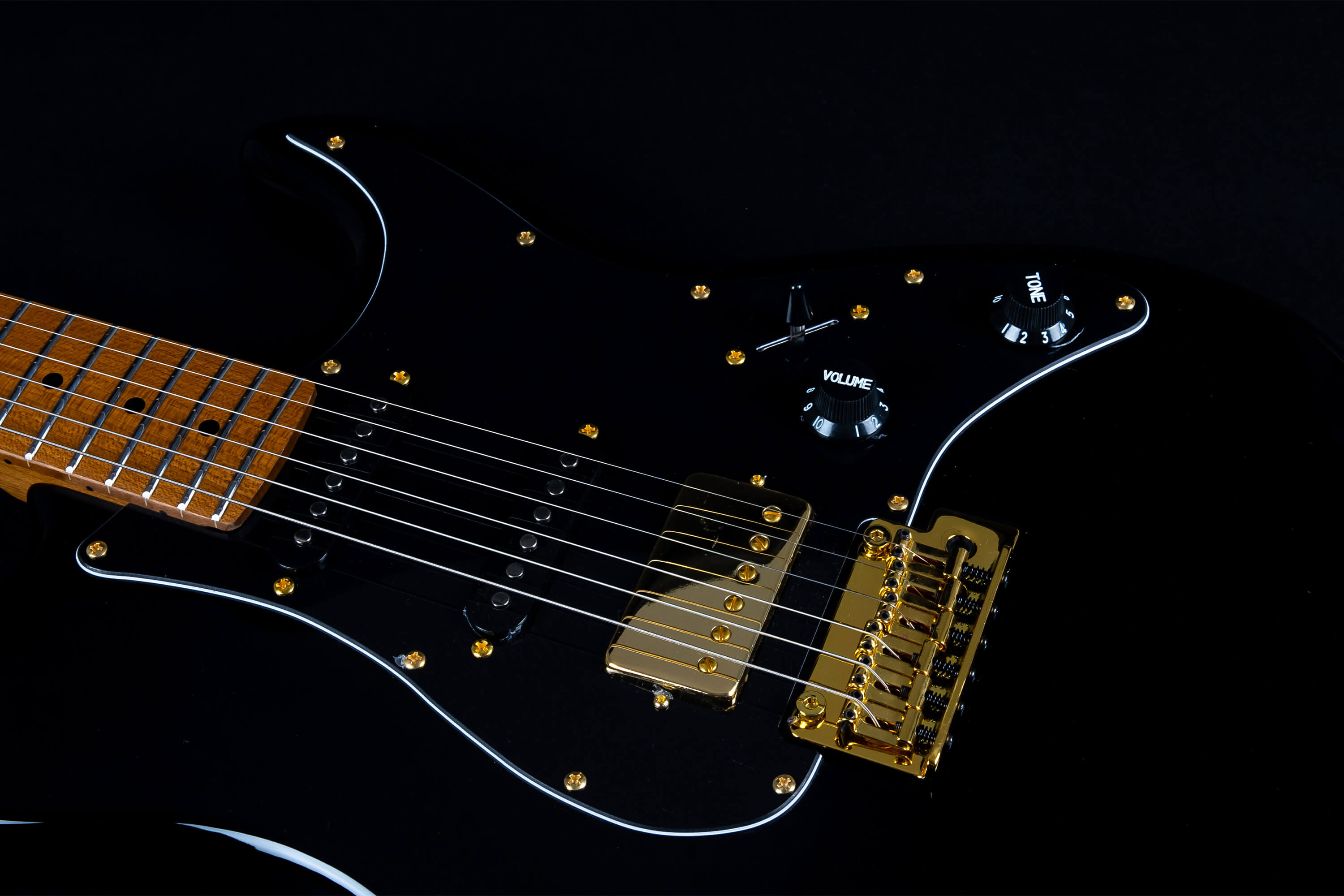 Jet Guitars Js400 Bk G Hss Ht Rw - Black - E-Gitarre in Str-Form - Variation 3
