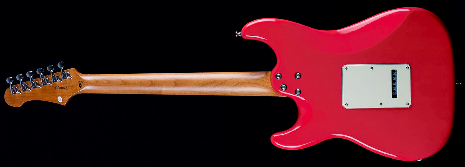Jet Guitars Js400 Crd Hss Trem Mn - Coral Red - E-Gitarre in Str-Form - Variation 1