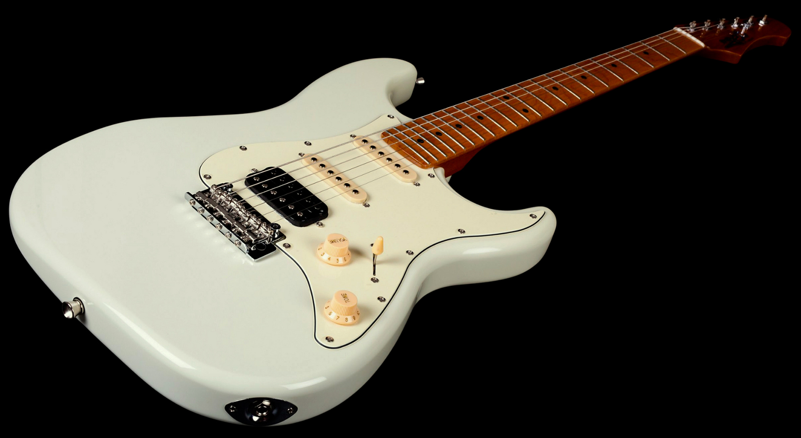 Jet Guitars Js400 Ow Hss Trem Mn - Olympic White - E-Gitarre in Str-Form - Variation 2