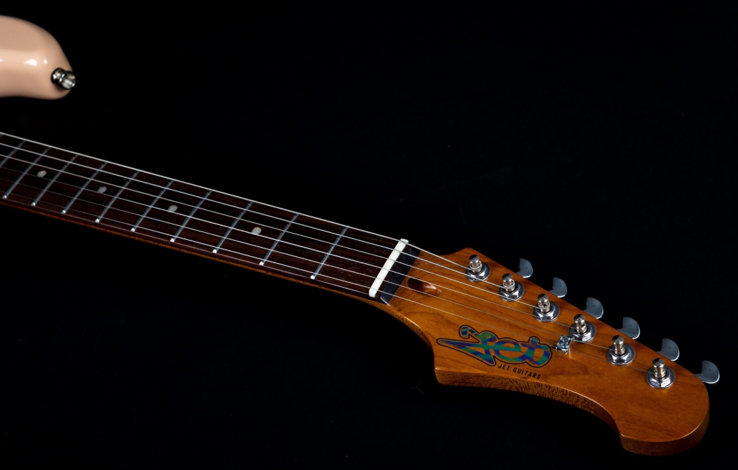 Jet Guitars Js400 Pk R Hss Trem Rw - Shell Pink - E-Gitarre in Str-Form - Variation 4