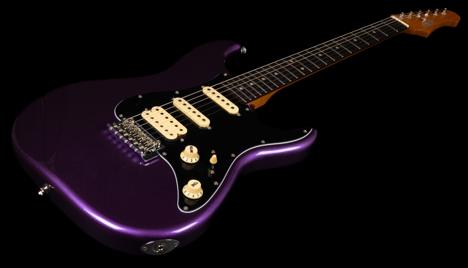 Jet Guitars Js400 Plm R Hss Trem Rw - Plum - E-Gitarre in Str-Form - Variation 2