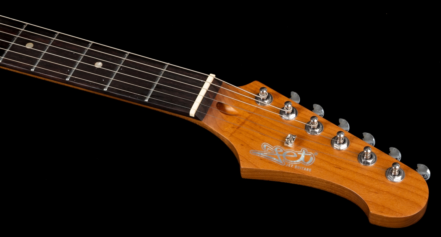 Jet Guitars Js400 Plm R Hss Trem Rw - Plum - E-Gitarre in Str-Form - Variation 4