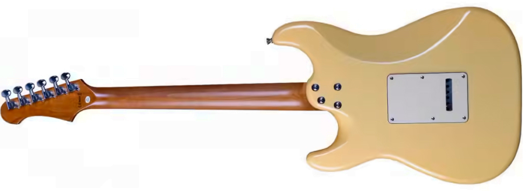 Jet Guitars Js400 Vyw Hss Trem Mn - Vintage Yellow - E-Gitarre in Str-Form - Variation 1