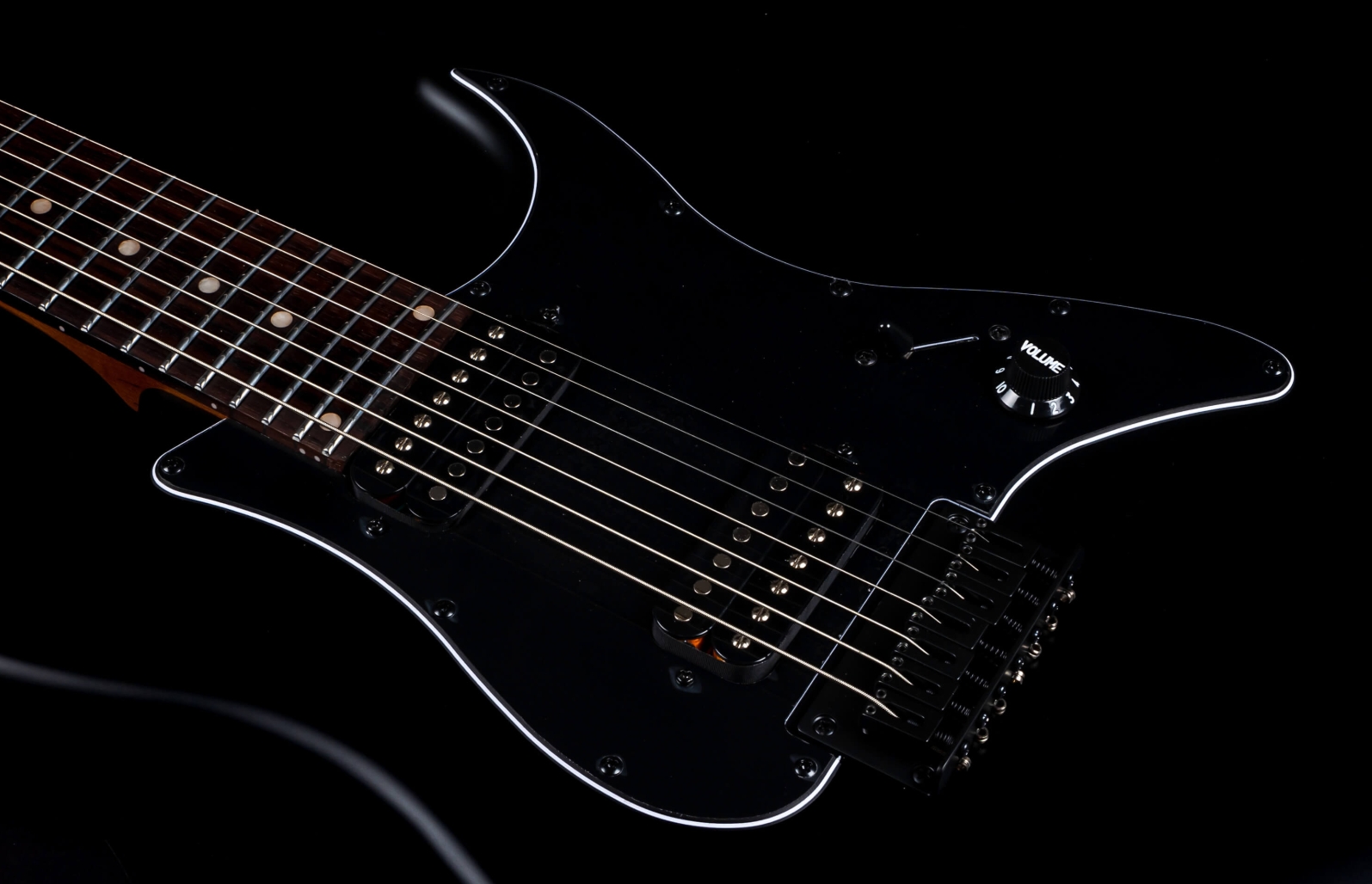 Jet Guitars Js407 Mbk 7c Baryton 2h Ht Rw - Matt Black - Bariton E-Gitarre - Variation 3