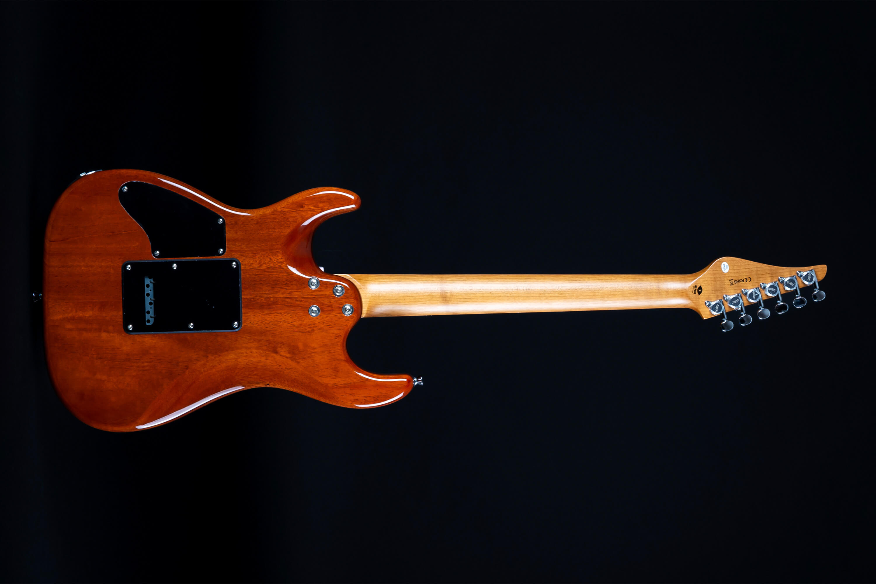 Jet Guitars Js45 Elite Hss Trem Rw - Fireburst Flame - E-Gitarre in Str-Form - Variation 1