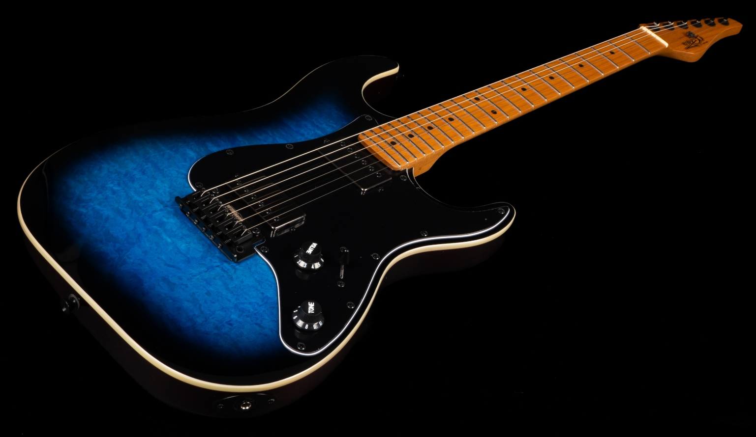 Jet Guitars Js450 Blb 2h Trem Mn - Blue Burst - E-Gitarre in Str-Form - Variation 4