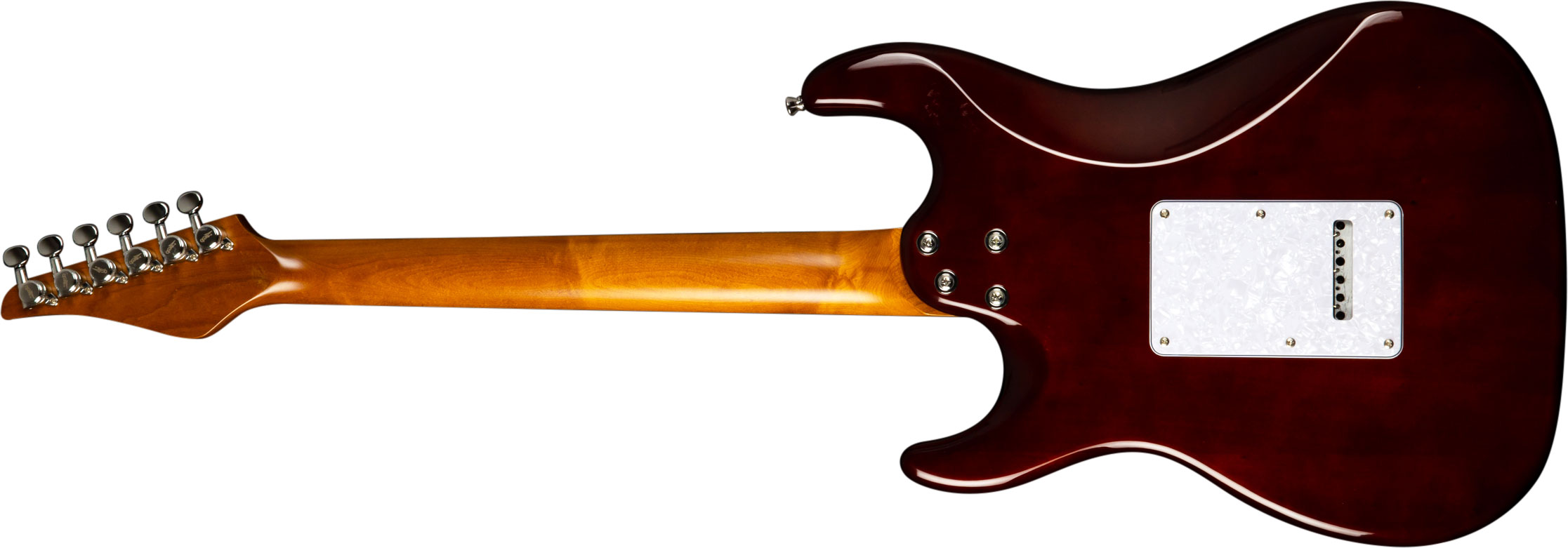 Jet Guitars Js450 Qtbr Hss Trem Rw - Transparent Brown - E-Gitarre in Str-Form - Variation 1
