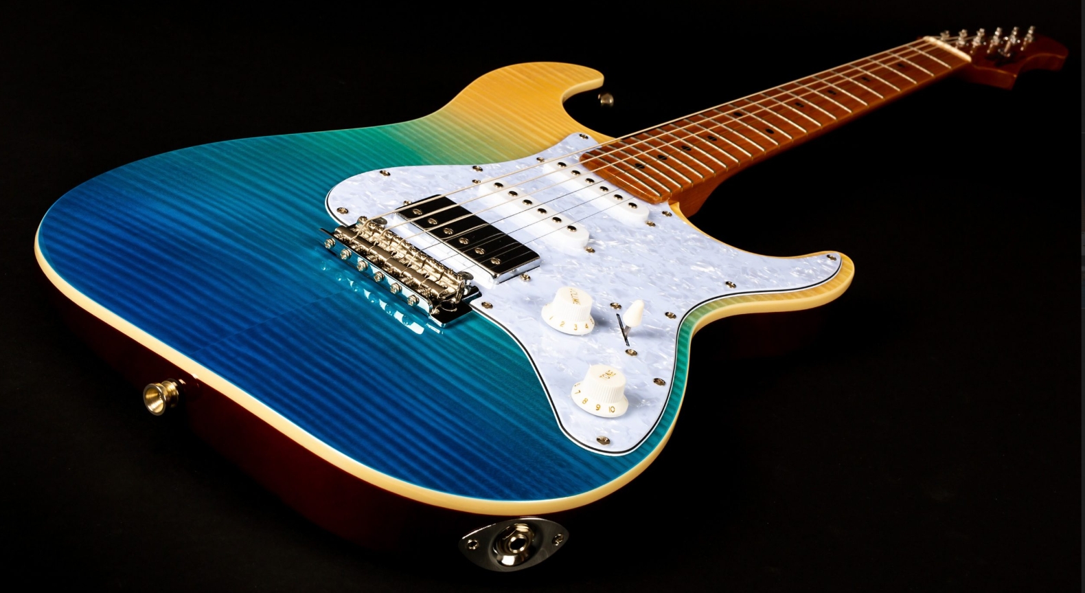 Jet Guitars Js450 Tbs Hss Trem Mn - E-Gitarre in Str-Form - Variation 2