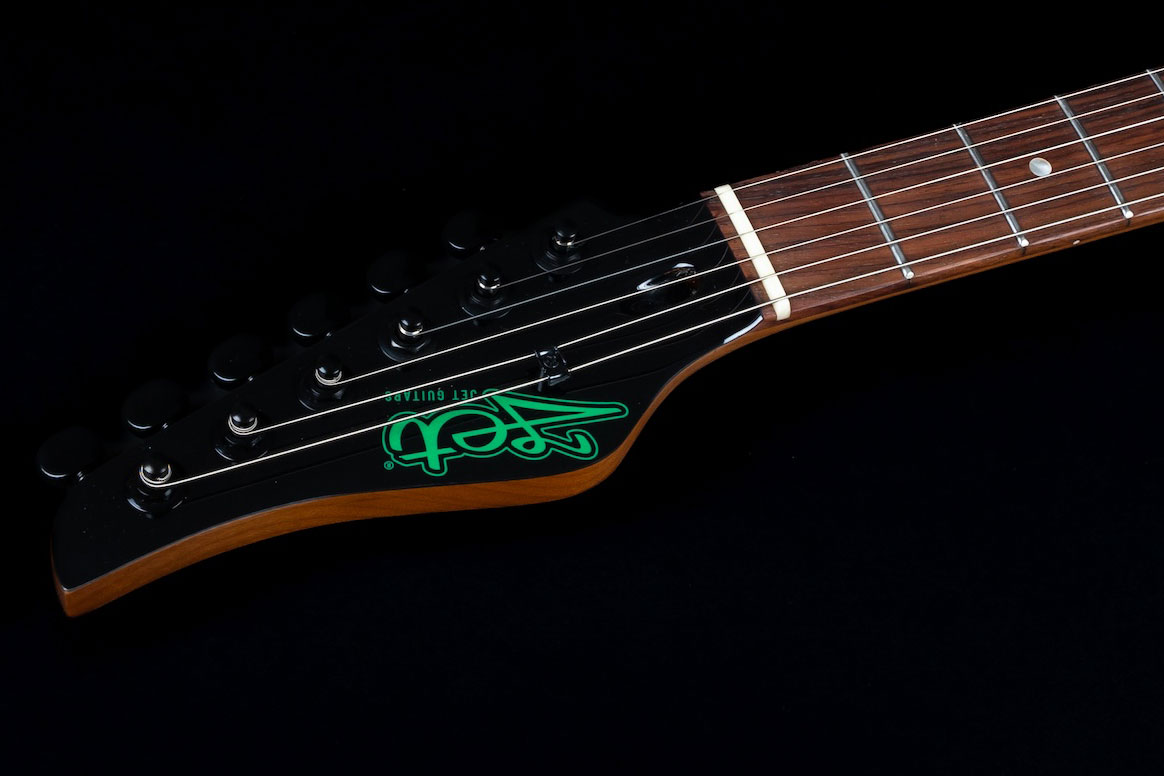 Jet Guitars Js450 Tgr Hss Trem Rw - Transparent Green - E-Gitarre in Str-Form - Variation 4