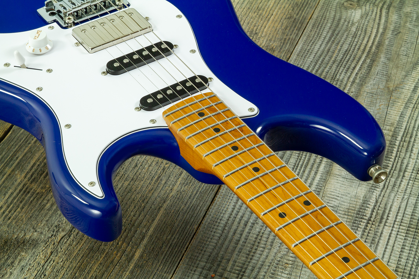 Jet Guitars Js480 Db Ltd Hss Trem Mn - Daytona Blue - E-Gitarre in Str-Form - Variation 4
