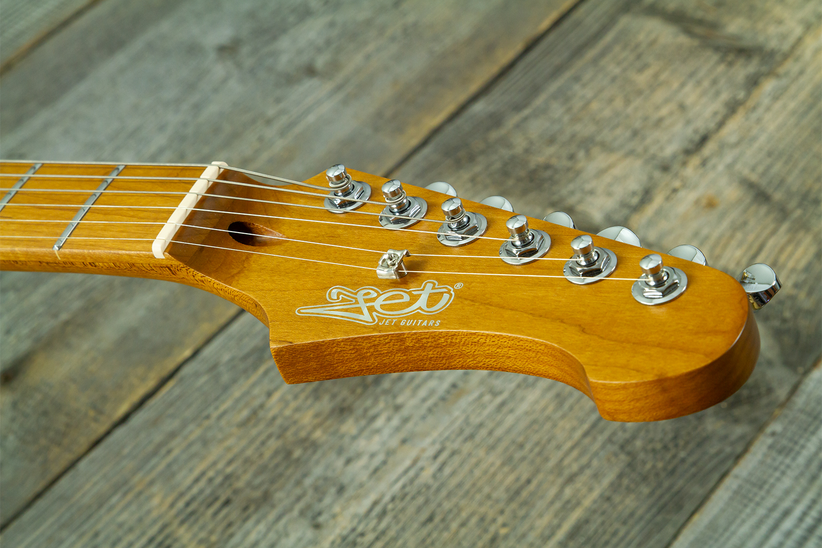 Jet Guitars Js480 Db Ltd Hss Trem Mn - Daytona Blue - E-Gitarre in Str-Form - Variation 6