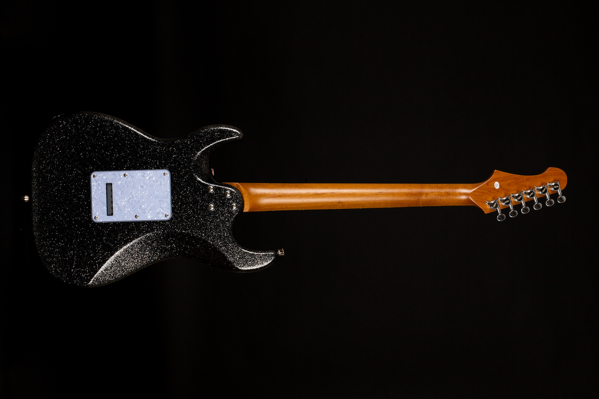 Jet Guitars Js500 Bls 2h Trem Eb - Black Sparkle - E-Gitarre in Str-Form - Variation 1