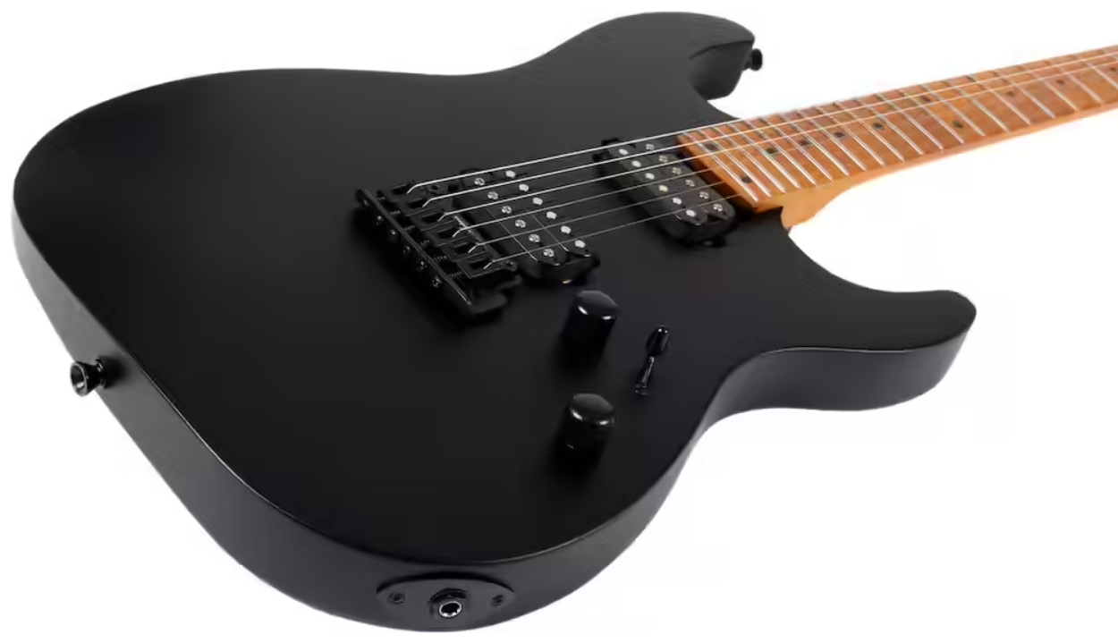 Jet Guitars Js500 Mbk 2h Trem Mn - Matt Black - E-Gitarre in Str-Form - Variation 2