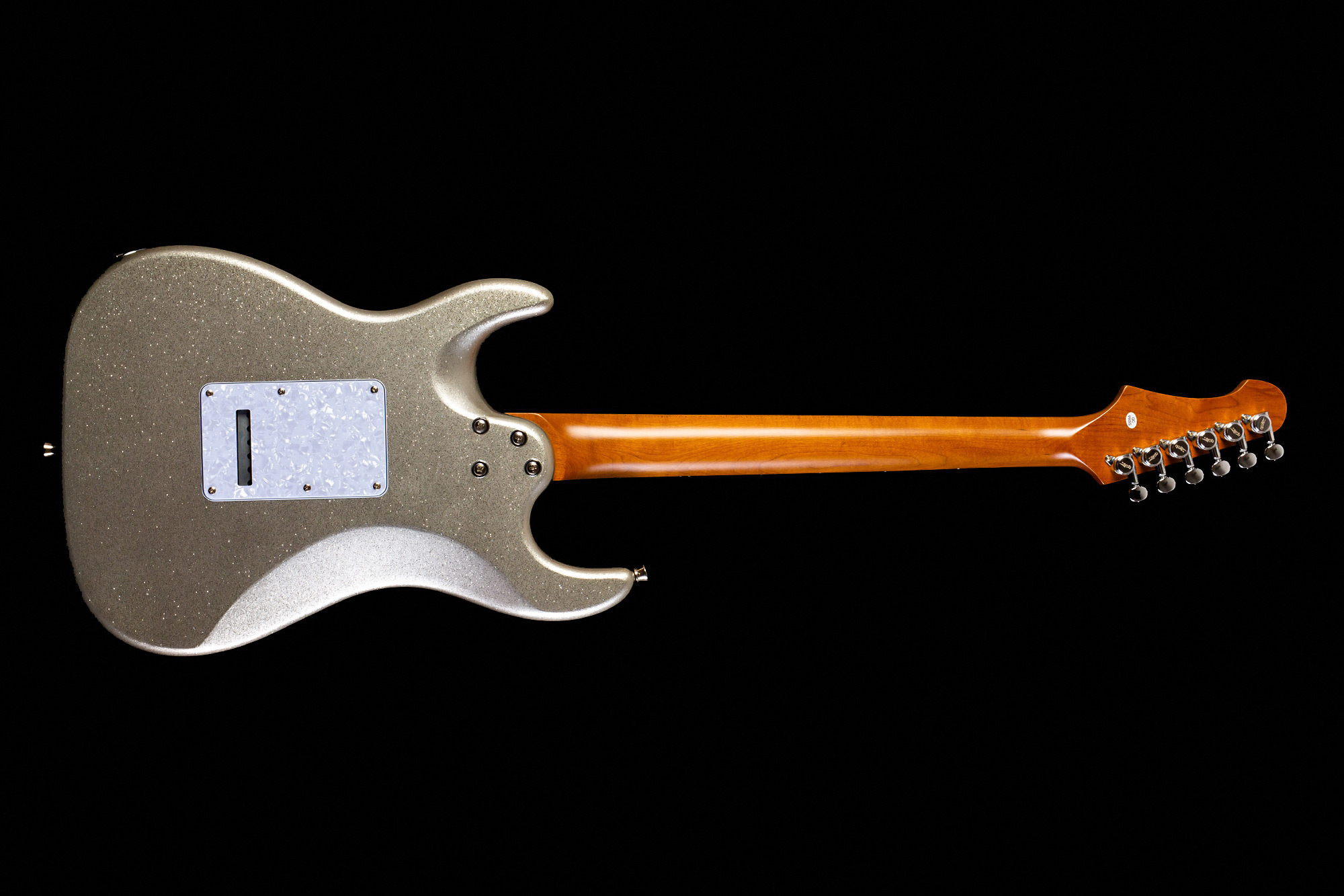 Jet Guitars Js500 Sls 2h Trem Eb - Silver Sparkle - E-Gitarre in Str-Form - Variation 1