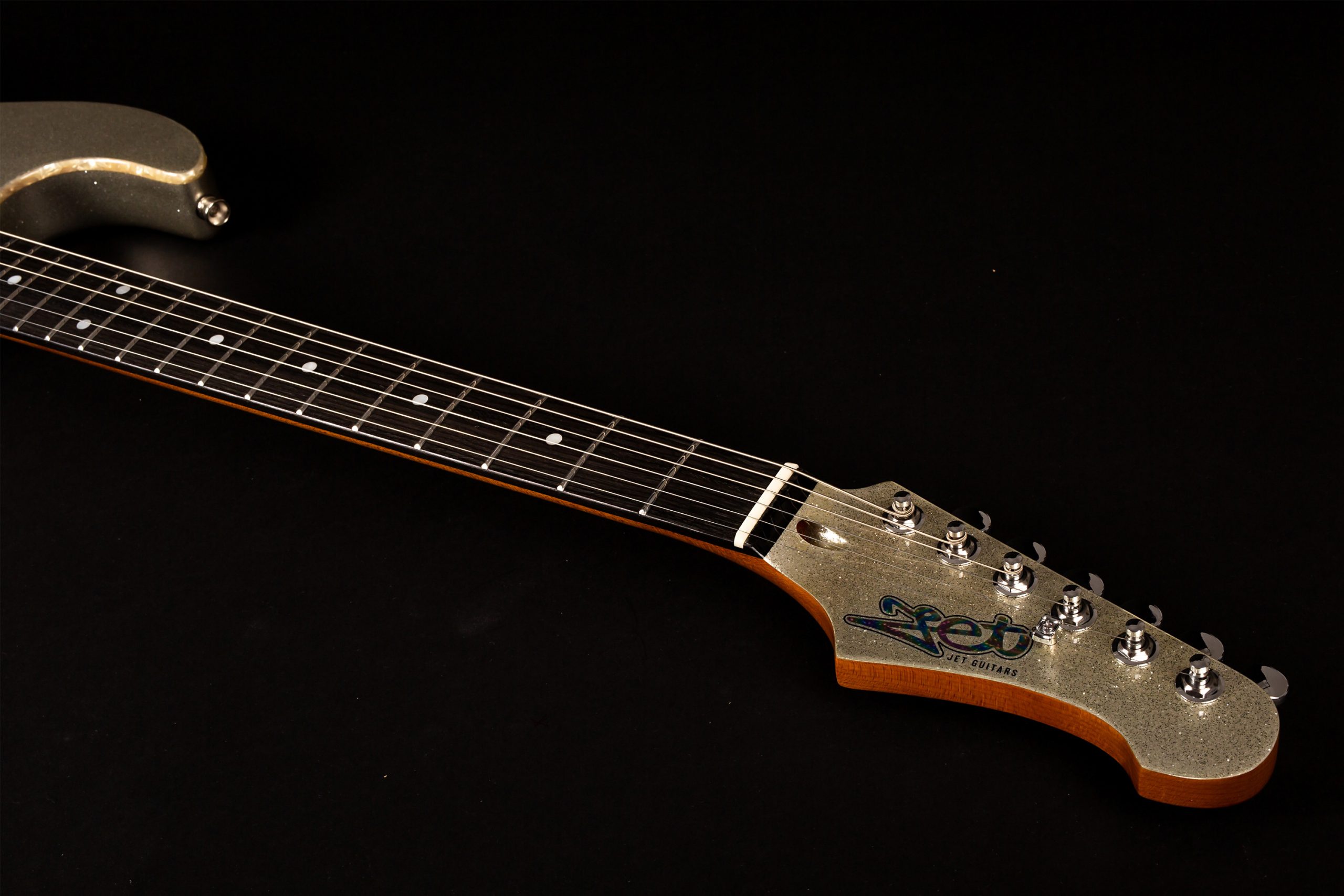 Jet Guitars Js500 Sls 2h Trem Eb - Silver Sparkle - E-Gitarre in Str-Form - Variation 5