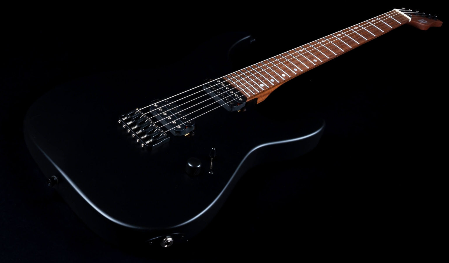 Jet Guitars Js501 Stygian 2h Ht Rw - Satin Black - E-Gitarre in Str-Form - Variation 3