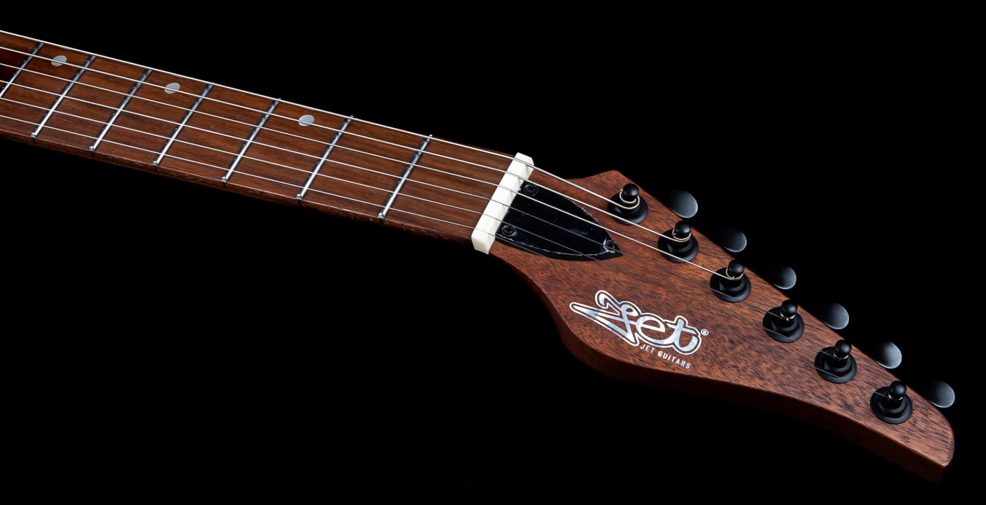 Jet Guitars Js501 Stygian 2h Ht Rw - Satin Black - E-Gitarre in Str-Form - Variation 5